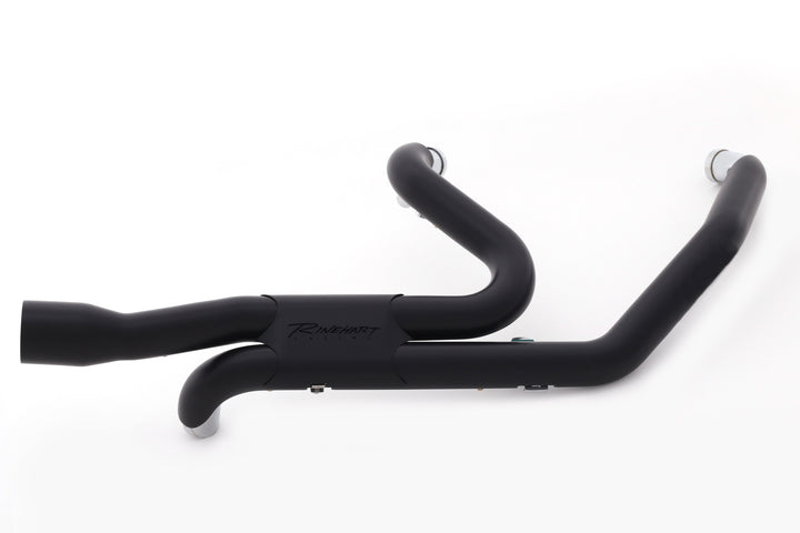 Slimline Duals Header with Baffles for Harley Touring