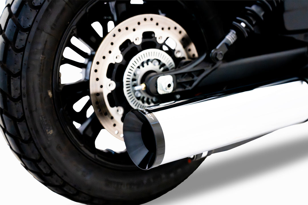 DBX45 Slip-On Exhaust for 2025-Later Indian Scout 2-into-1