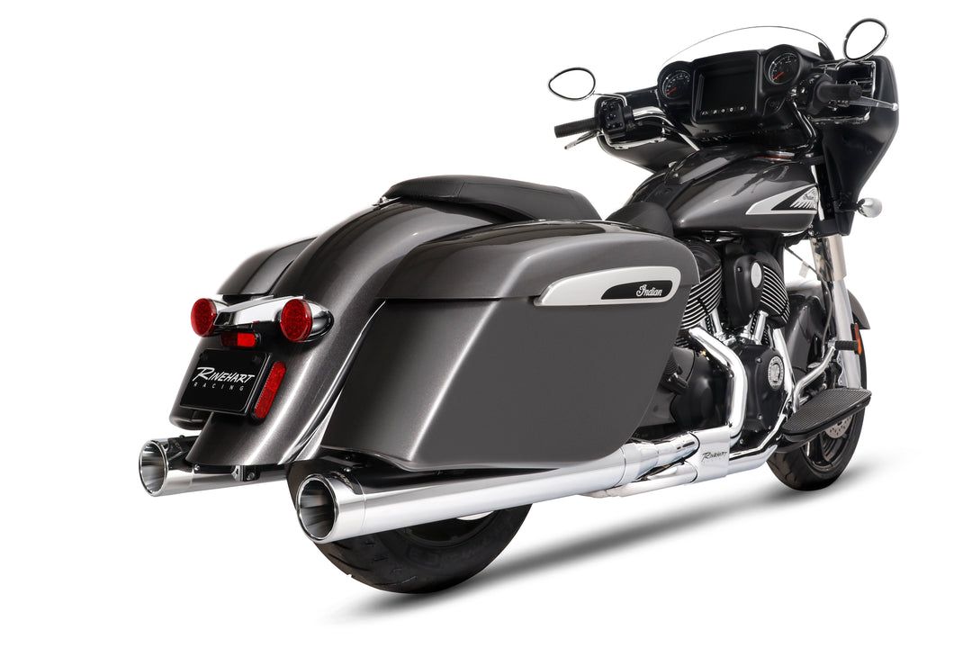 4" DBX40 Slip-On Exhaust For Indian